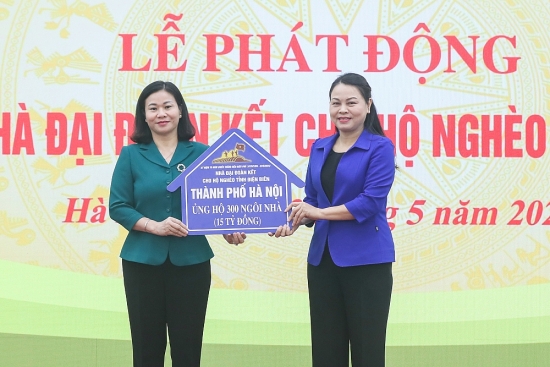 Thành phố Hà Nội ủng hộ 15 tỷ đồng, xây dựng 300 nhà đại đoàn kết cho hộ nghèo tỉnh Điện Biên