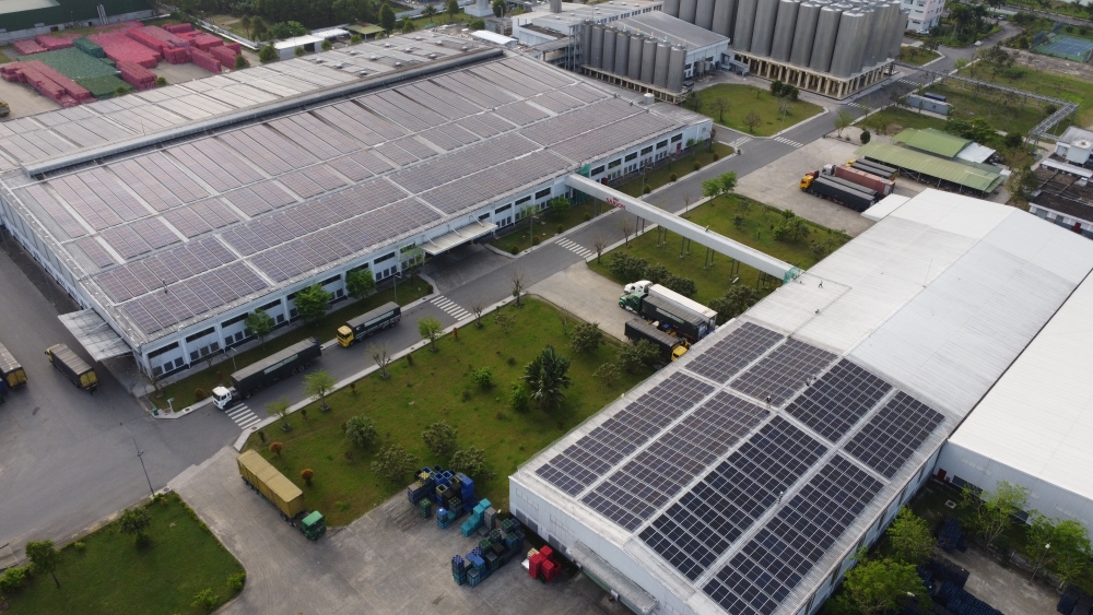 SABECO hợp tác với SP Group lắp đặt hệ thống điện mặt trời áp mái tại 9 nhà máy bia