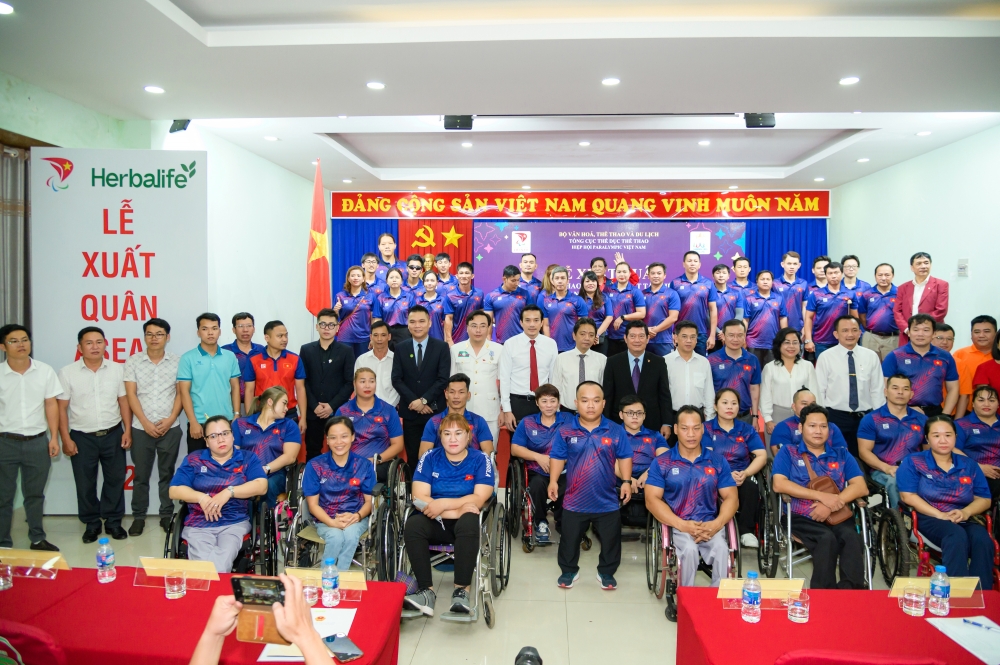 Đoàn thể thao Người khuyết tật Việt Nam xuất quân tham dự ASEAN Para Games 12