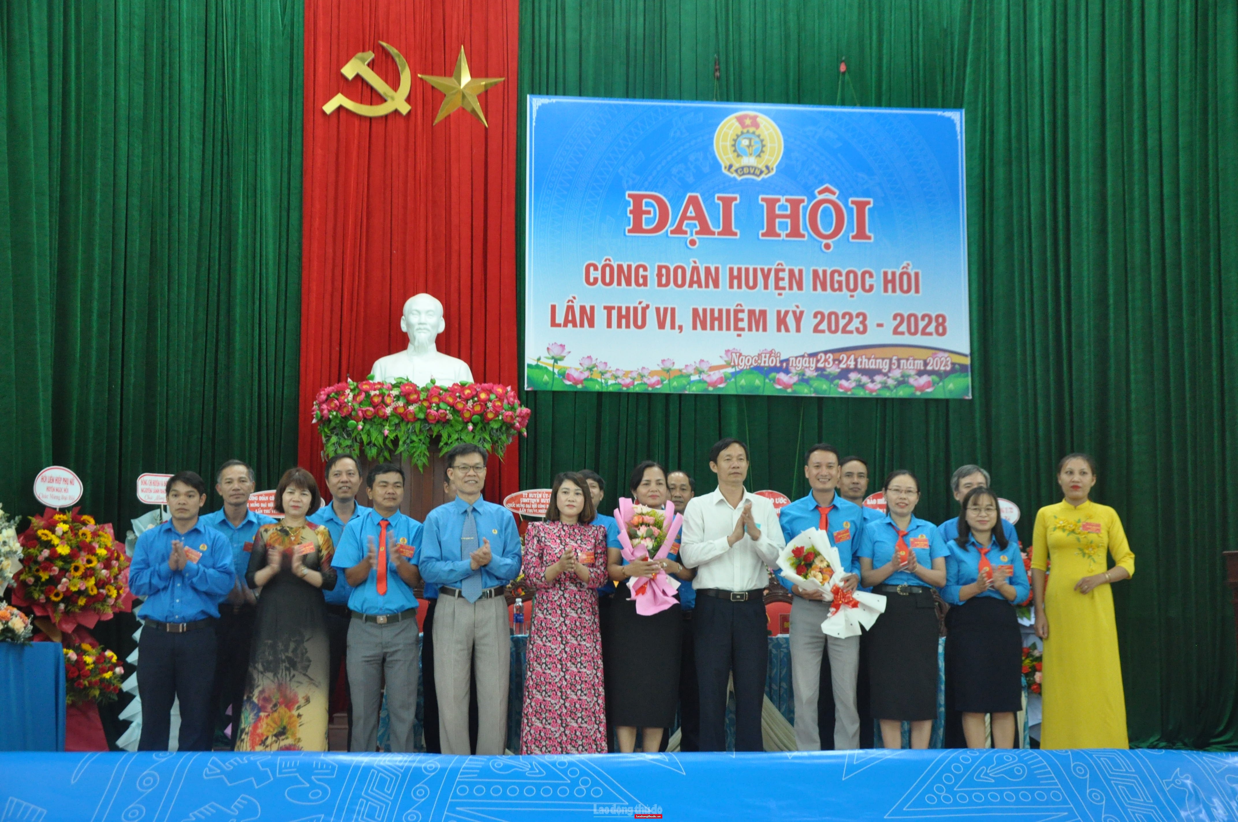 Tổ chức thành công Đại hội Công đoàn huyện Ngọc Hồi lần thứ VI