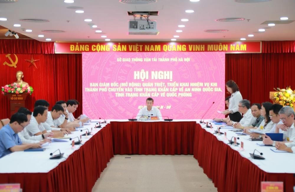 Sở Giao thông vận tải Hà Nội diễn tập đảm bảo tác chiến trong khu vực phòng thủ
