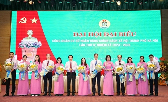Đại hội Đại biểu công đoàn cơ sở Ngân hàng Chính sách xã hội thành phố Hà Nội lần thứ IV