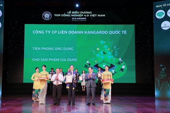 Tập đoàn Kangaroo nhận danh hiệu Top Công nghiệp 4.0 Việt Nam