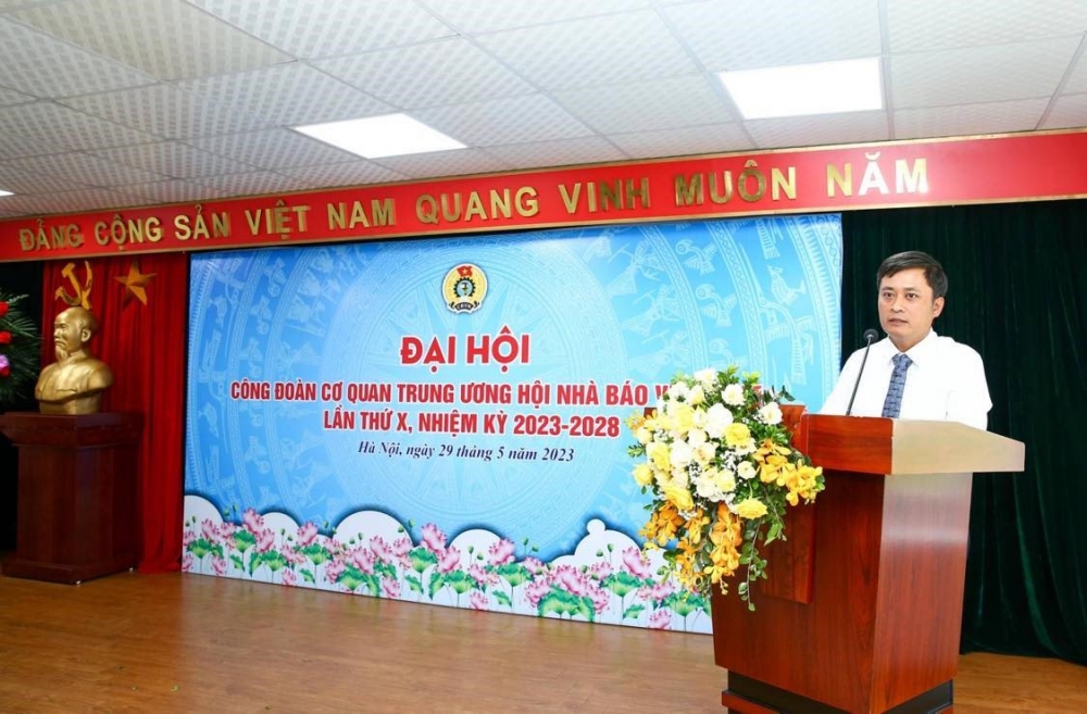Ông Lê Trần Nguyên Huy đắc cử chức danh Chủ tịch Công đoàn Cơ quan Trung ương Hội Nhà báo Việt Nam
