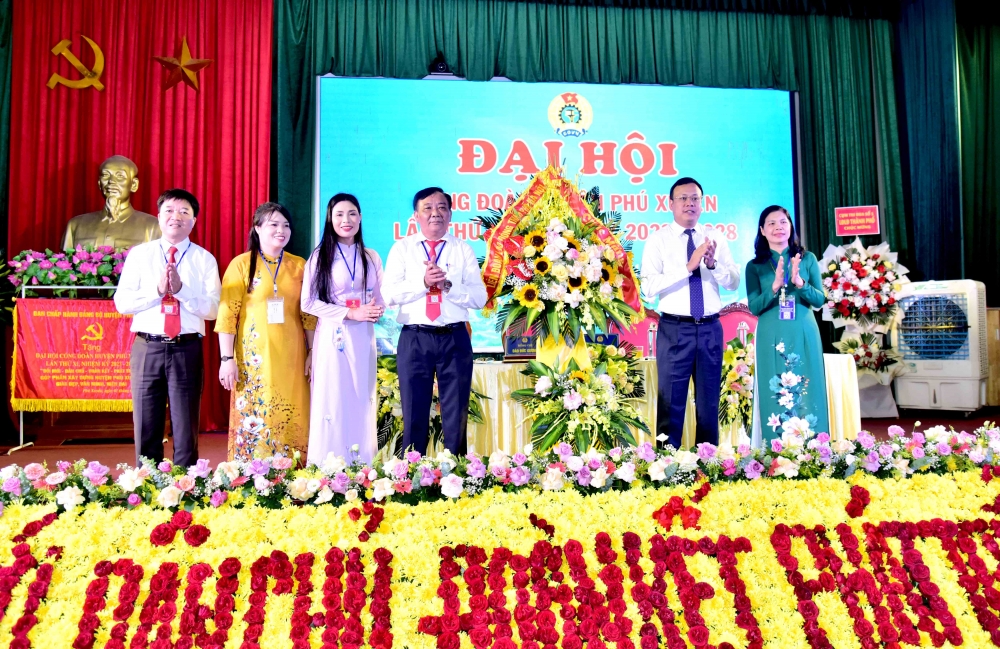 Trực tuyến hình ảnh: Đại hội Công đoàn huyện Phú Xuyên lần thứ XI, nhiệm kỳ 2023   2028