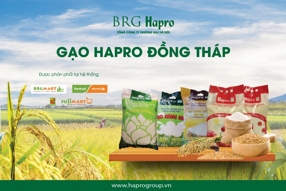 Gạo Hapro Đồng Tháp - Tự hào thương hiệu Quốc gia