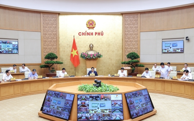 Thủ tướng Phạm Minh Chính chủ trì phiên họp Chính phủ với các địa phương
