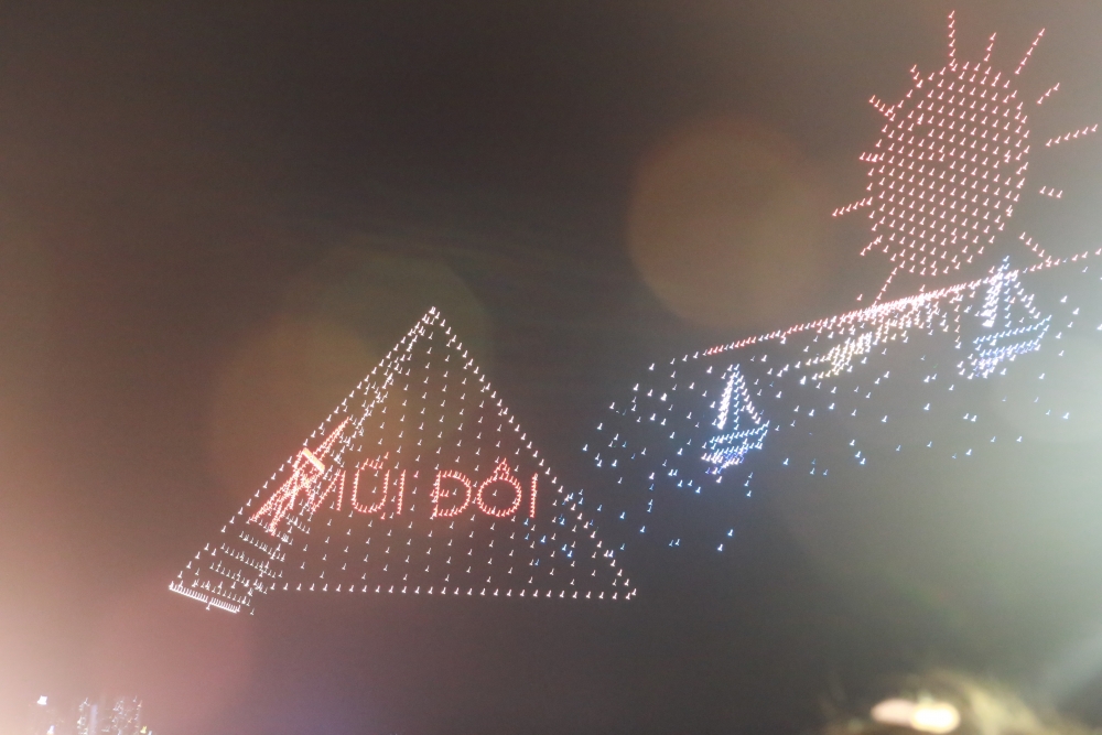 Ấn tượng màn trình diễn drone light khai mạc Festival Biển Nha Trang – Khánh Hoà 2023