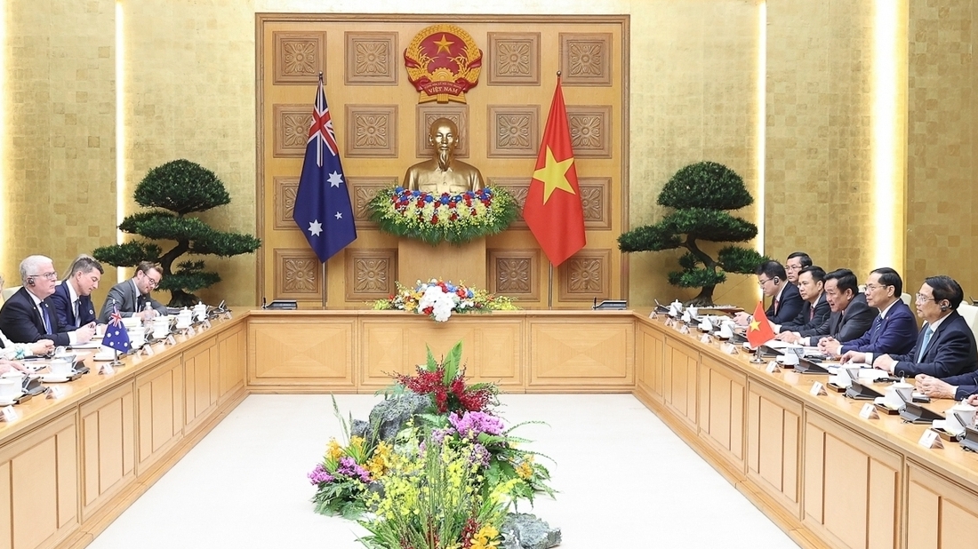 Thủ tướng Phạm Minh Chính hội đàm với Thủ tướng Australia Anthony Albanese