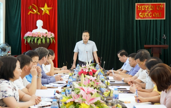 Tập trung hoàn thiện các nội dung liên quan đến Đại hội Công đoàn huyện Quốc Oai