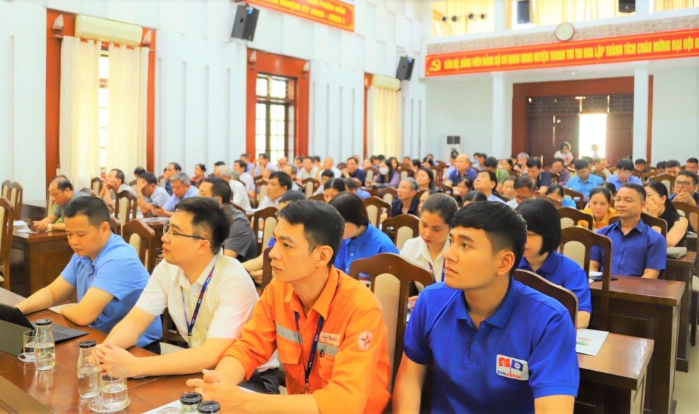 Huyện Thanh Trì tuyên truyền sử dụng điện an toàn, tiết kiệm
