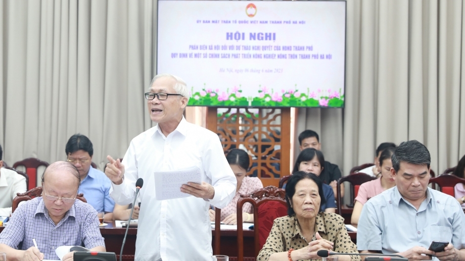 Hà Nội: Phản biện xã hội đối với một số chính sách phát triển nông nghiệp, nông thôn