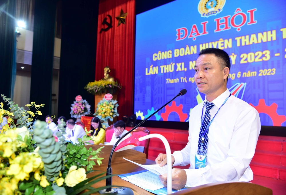 Công đoàn huyện Thanh Trì: Quyết tâm thực hiện thắng lợi Nghị quyết Đại hội lần thứ XI