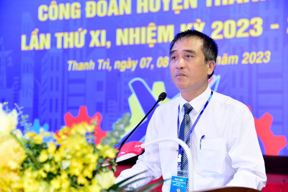 TRỰC TUYẾN HÌNH ẢNH: Đại hội Công đoàn huyện Thanh Trì khóa XI, nhiệm kỳ 2023 - 2028