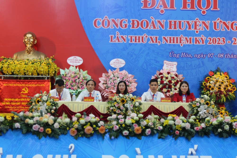 Tổ chức thành công Đại hội Công đoàn huyện Ứng Hòa lần thứ XI