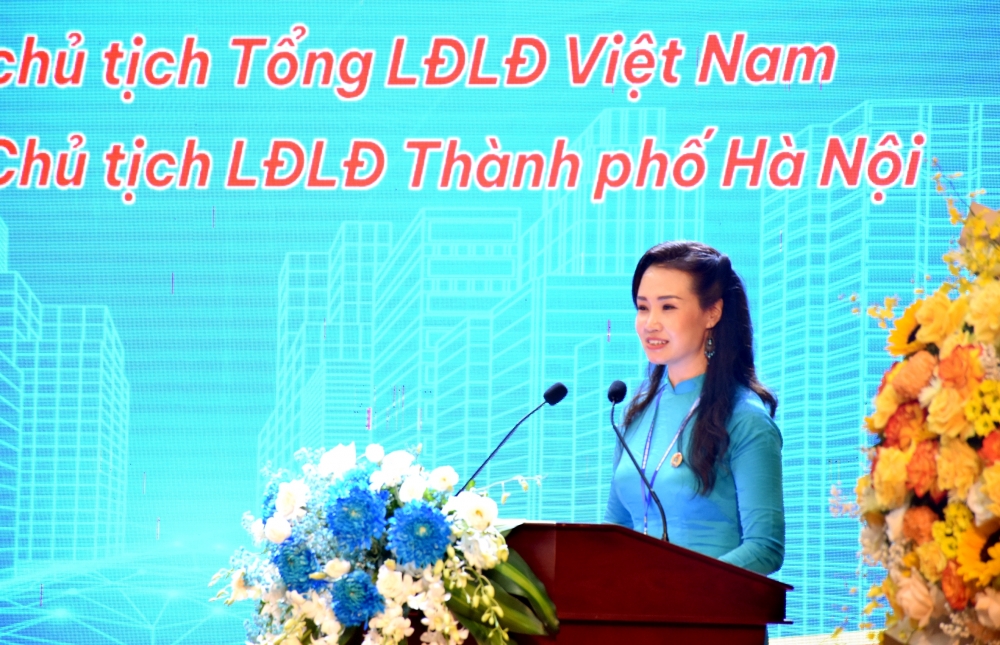 Đồng chí Nguyễn Thị Thanh tái đắc cử Chủ tịch Công đoàn ngành Xây dựng Hà Nội