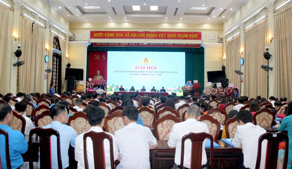 TRỰC TUYẾN HÌNH ẢNH: Đại hội Công đoàn ngành Nông nghiệp và Phát triển nông thôn Hà Nội lần thứ VI