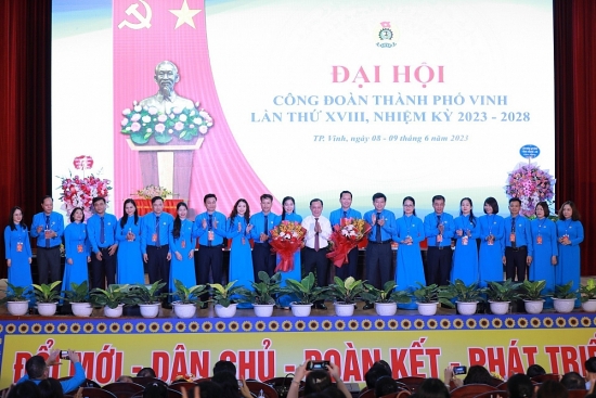 Công đoàn thành phố Vinh góp phần nâng cao vị thế của tổ chức Công đoàn