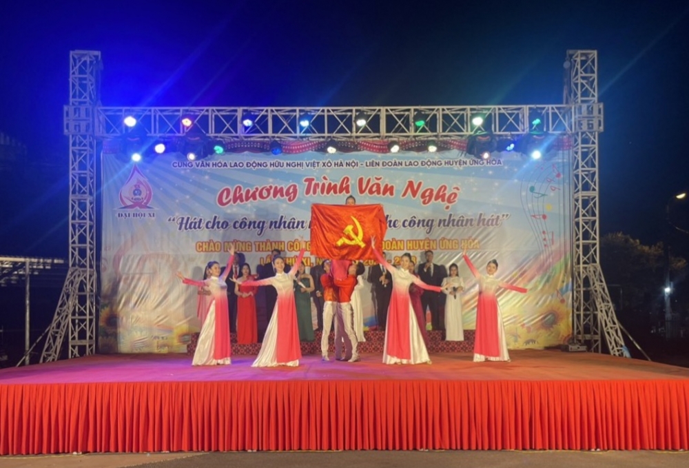 Huyện Ứng Hòa: Giao lưu văn nghệ “Hát cho công nhân nghe – Nghe công nhân hát”
