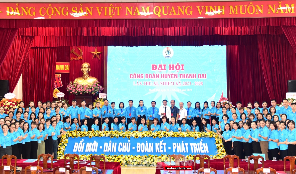 17 đồng chí trúng cử Ban Chấp hành Công đoàn huyện Thanh Oai khóa XI