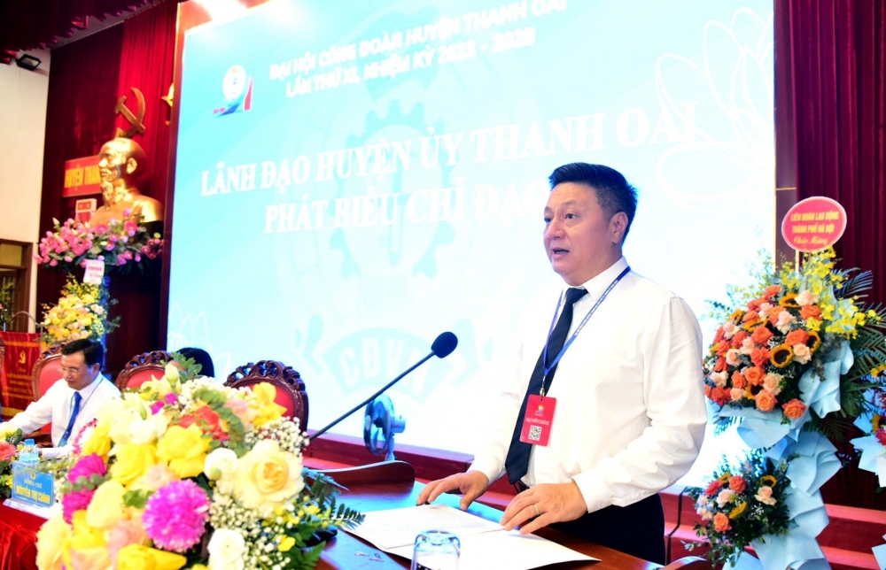 Quyết tâm thực hiện thắng lợi mục tiêu xây dựng Công đoàn huyện Thanh Oai lớn mạnh