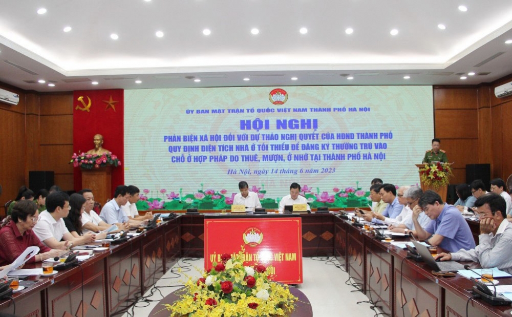 Phản biện dự thảo Nghị quyết quy định diện tích nhà ở tối thiểu để đăng ký thường trú tại Hà Nội