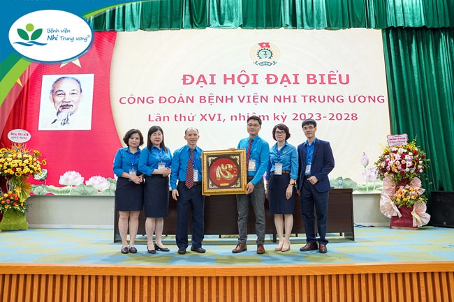 Đại hội Công đoàn Bệnh viện Nhi Trung ương nhiệm kỳ 2023 - 2028 thành công tốt đẹp