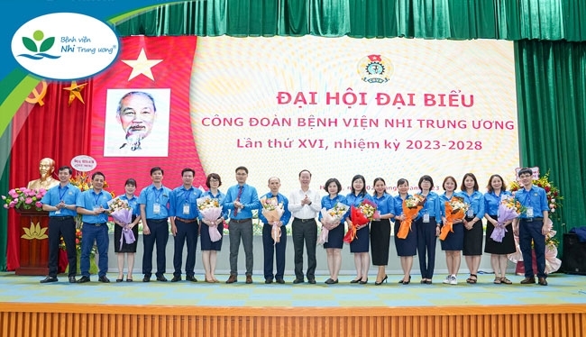 Đại hội Công đoàn Bệnh viện Nhi Trung ương nhiệm kỳ 2023 - 2028 thành công tốt đẹp