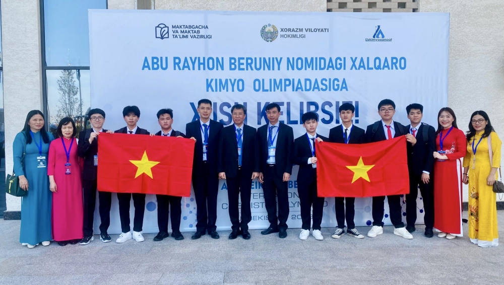 Học sinh Việt Nam giành vị trí cao nhất tại kỳ thi Olympic Hóa học quốc tế Abu Reikhan Beruniy