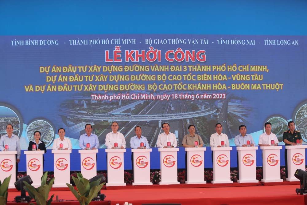 Thủ tướng Phạm Minh Chính dự lễ khởi công dự án Vành đai 3 TP.HCM