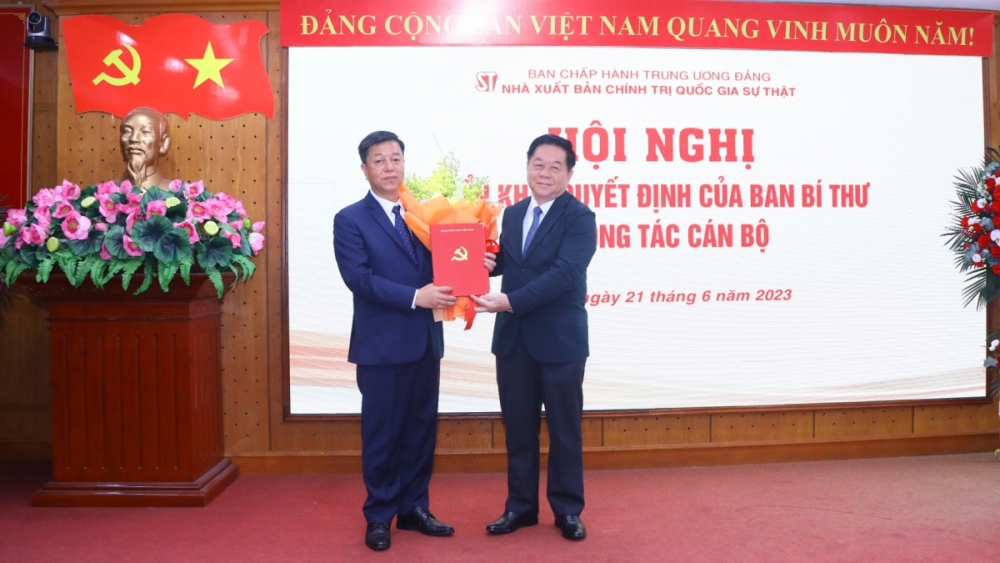 Ông Vũ Trọng Lâm được bổ nhiệm giữ chức Giám đốc, Tổng Biên tập Nhà xuất bản Chính trị quốc gia Sự thật
