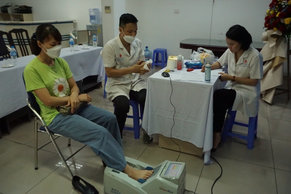 Khám sức khỏe miễn phí cho cán bộ, hội viên Hội Nhà báo thành phố Hà Nội