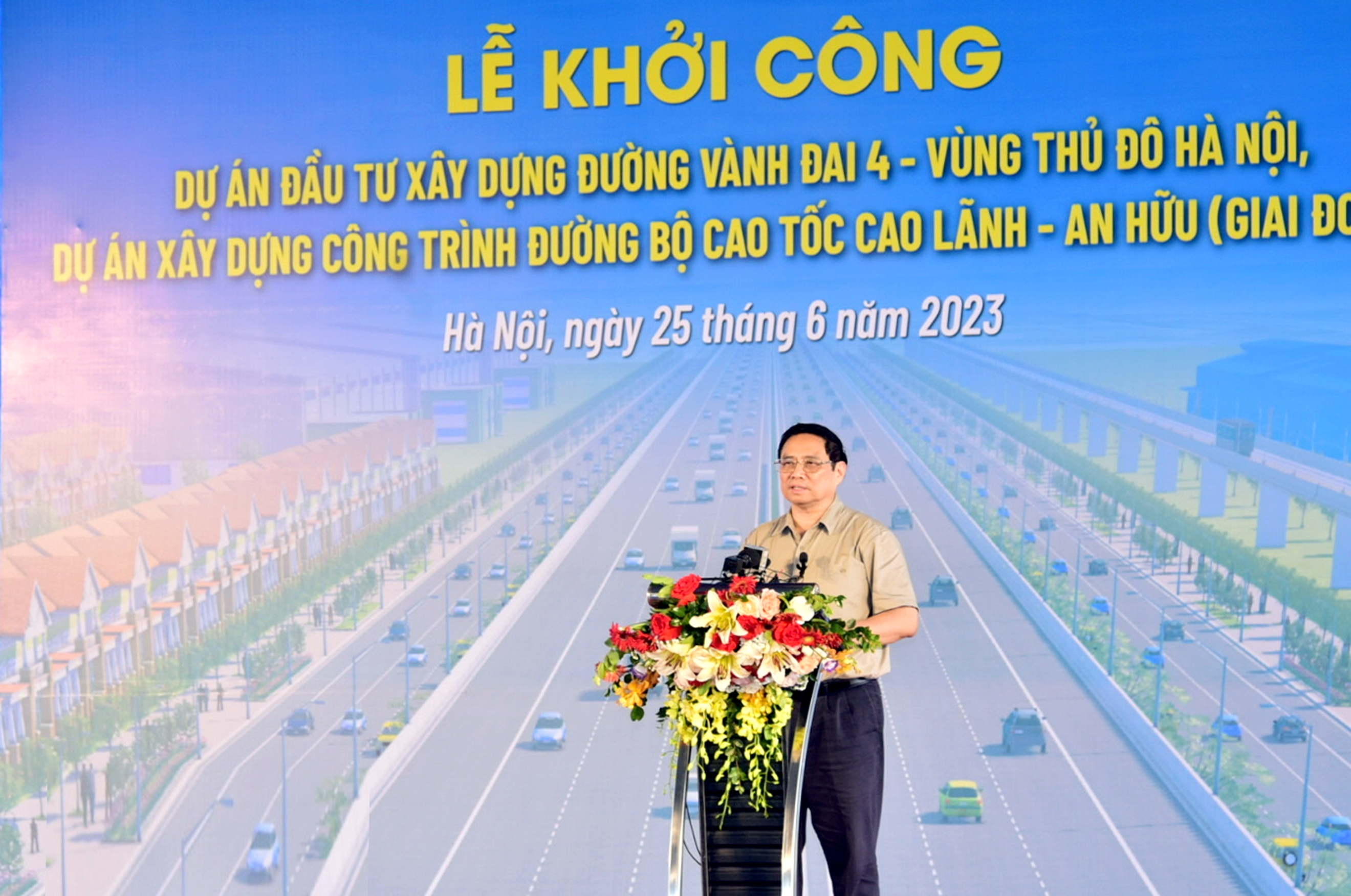 TRỰC TUYẾN: Lễ khởi công Dự án đầu tư xây dựng đường Vành đai 4 - Vùng Thủ đô Hà Nội