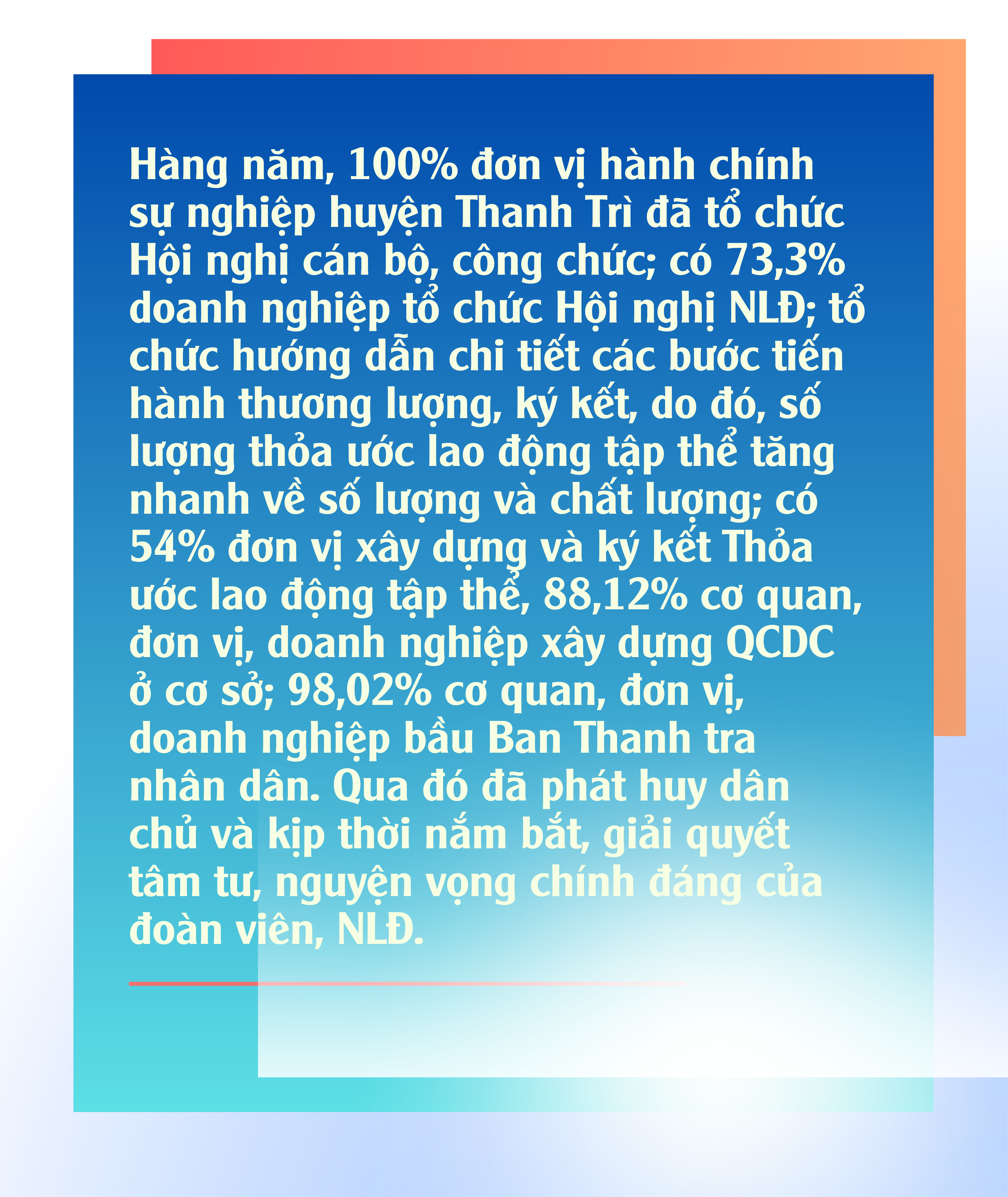 Khẳng định vị thế Công đoàn trong thực hiện quy chế dân chủ ở cơ sở