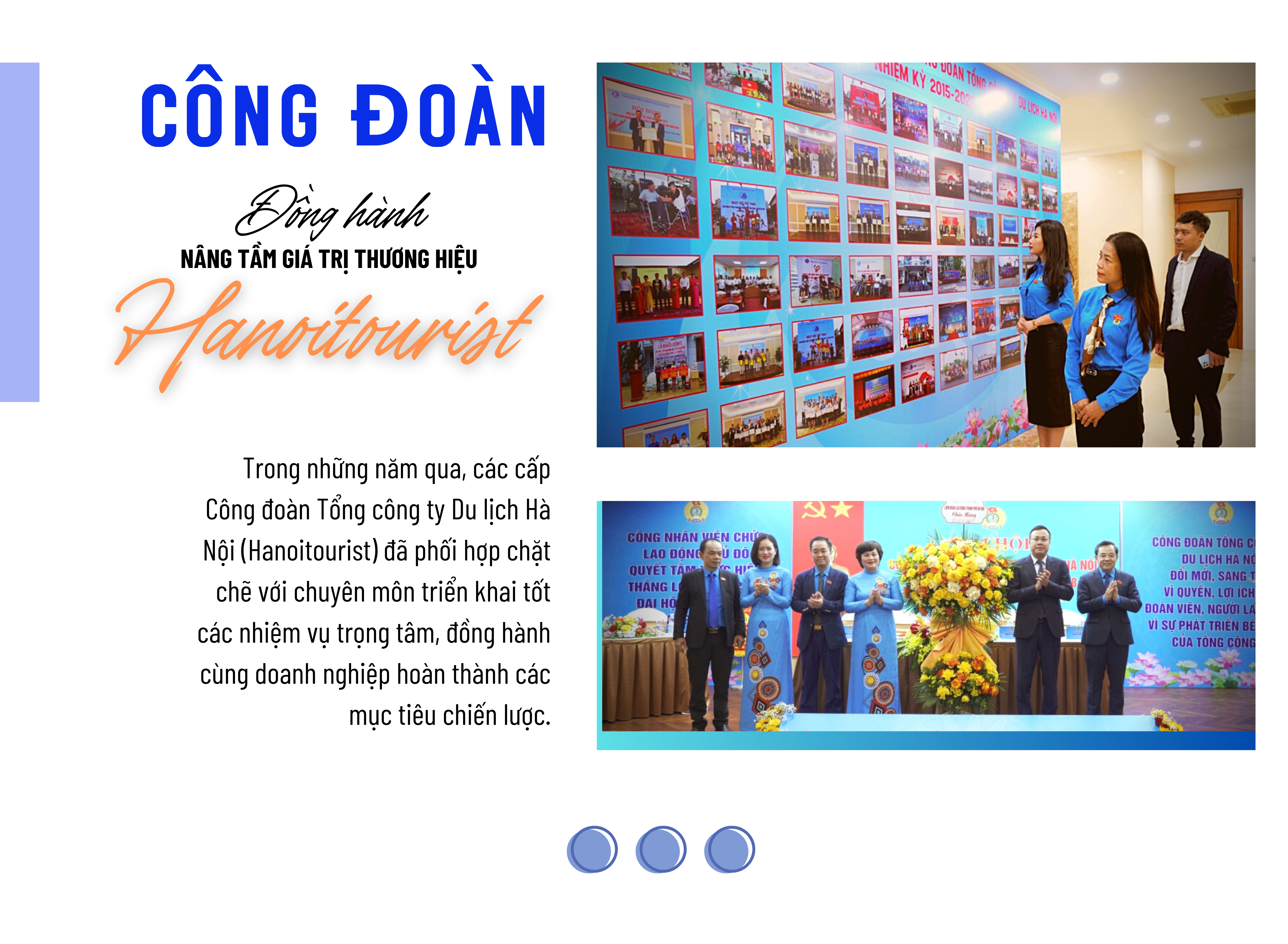 Công đoàn đồng hành nâng tầm giá trị thương hiệu Hanoitourist