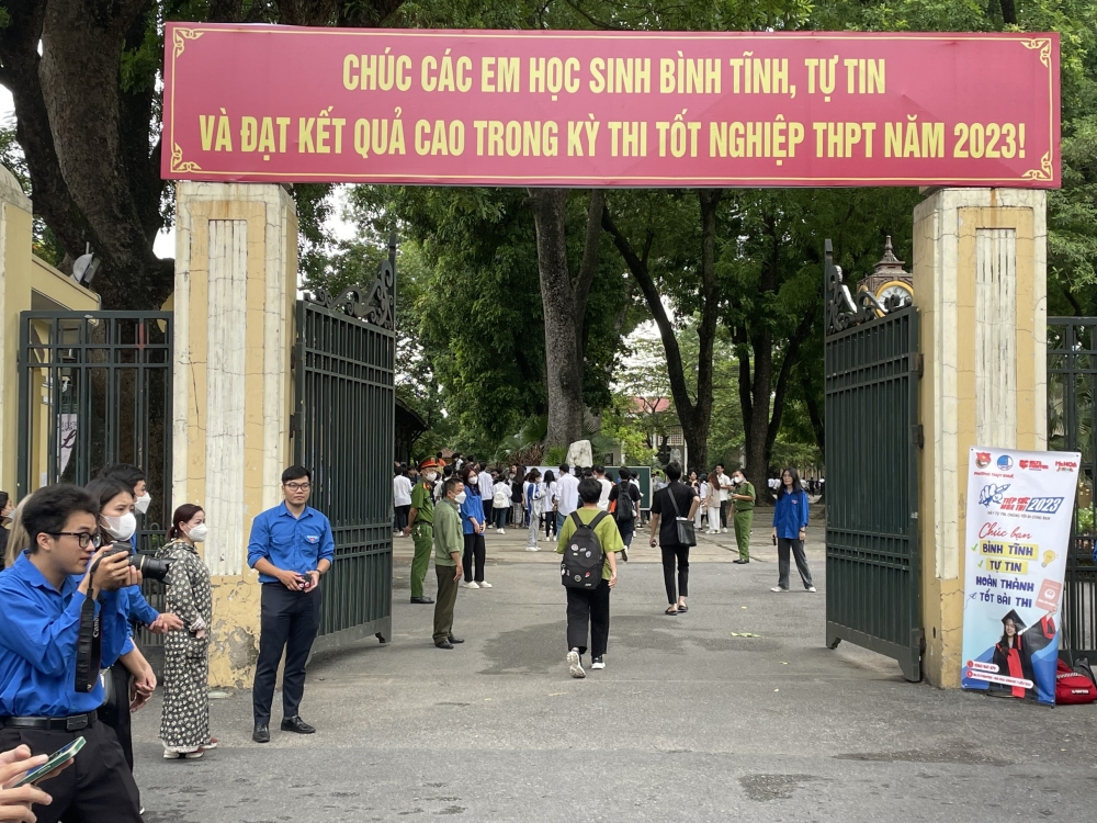 Hà Nội: Tăng cường bảo đảm an ninh, an toàn kỳ thi tốt nghiệp THPT 2023