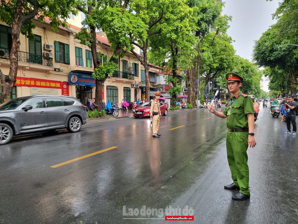 Hà Nội: Đảm bảo an ninh trật tự ngày thi đầu tiên Kỳ thi tốt nghiệp THPT 2023