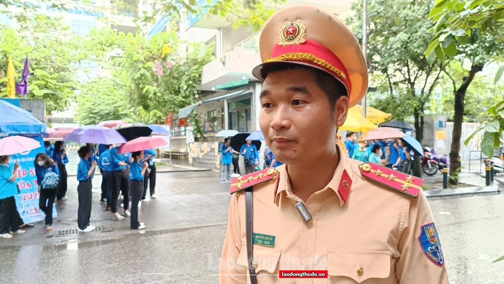 Hà Nội: Đảm bảo an ninh trật tự ngày thi đầu tiên Kỳ thi tốt nghiệp THPT 2023