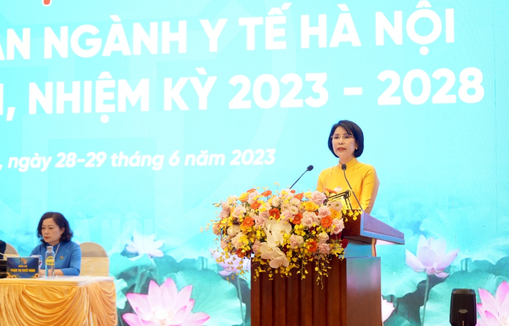 TRỰC TUYẾN: Đại hội Công đoàn ngành Y tế Hà Nội lần thứ XVII, nhiệm kỳ 2023-2028