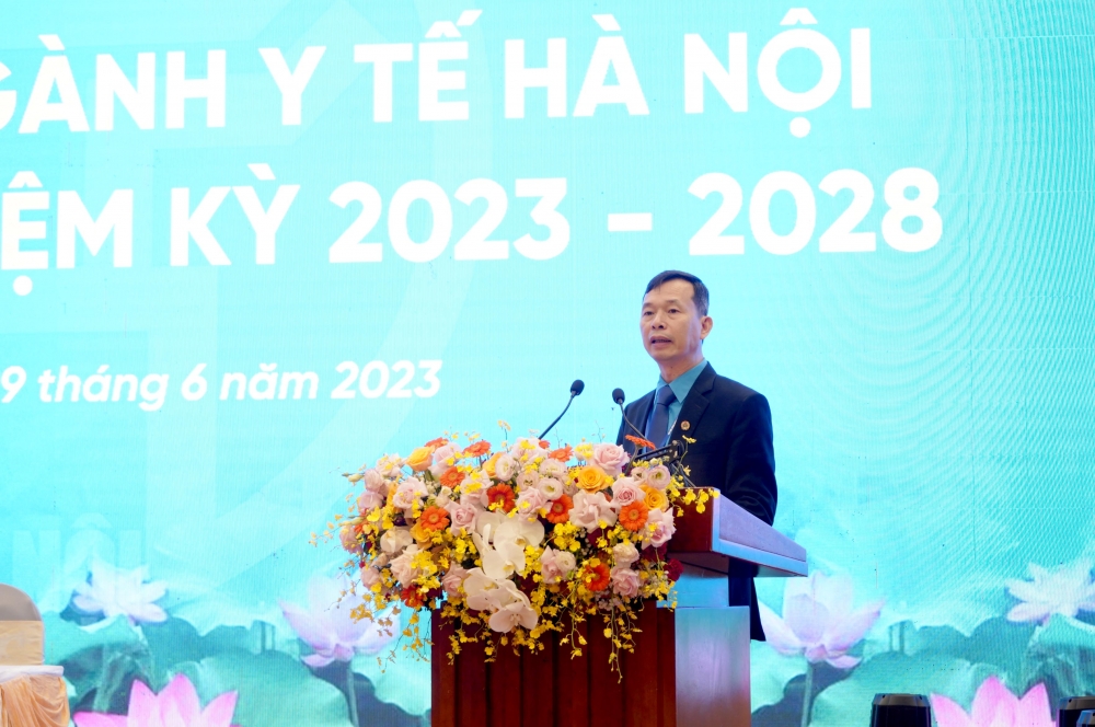 TRỰC TUYẾN: Đại hội Công đoàn ngành Y tế Hà Nội lần thứ XVII, nhiệm kỳ 2023-2028