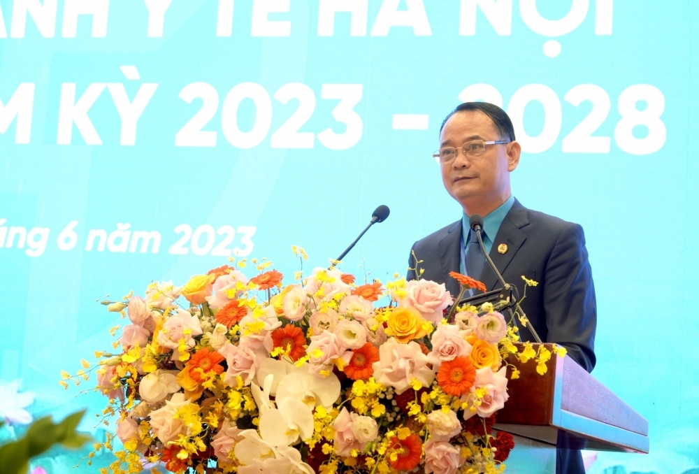 Ông Trịnh Tố Tâm tái đắc cử chức Chủ tịch Công đoàn ngành Y tế Hà Nội