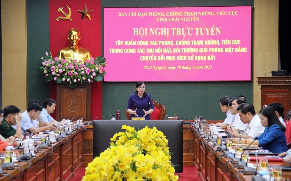 Thái Nguyên: Tập huấn nghiệp vụ phòng, chống tham nhũng, tiêu cực liên quan đến đất đai