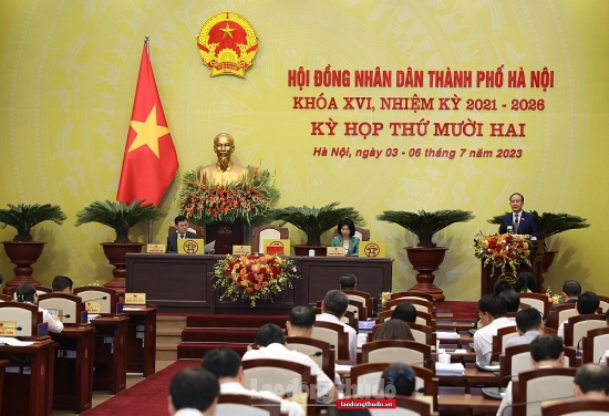 HĐND thành phố Hà Nội thông qua 22 Nghị quyết tại Kỳ họp thứ 12