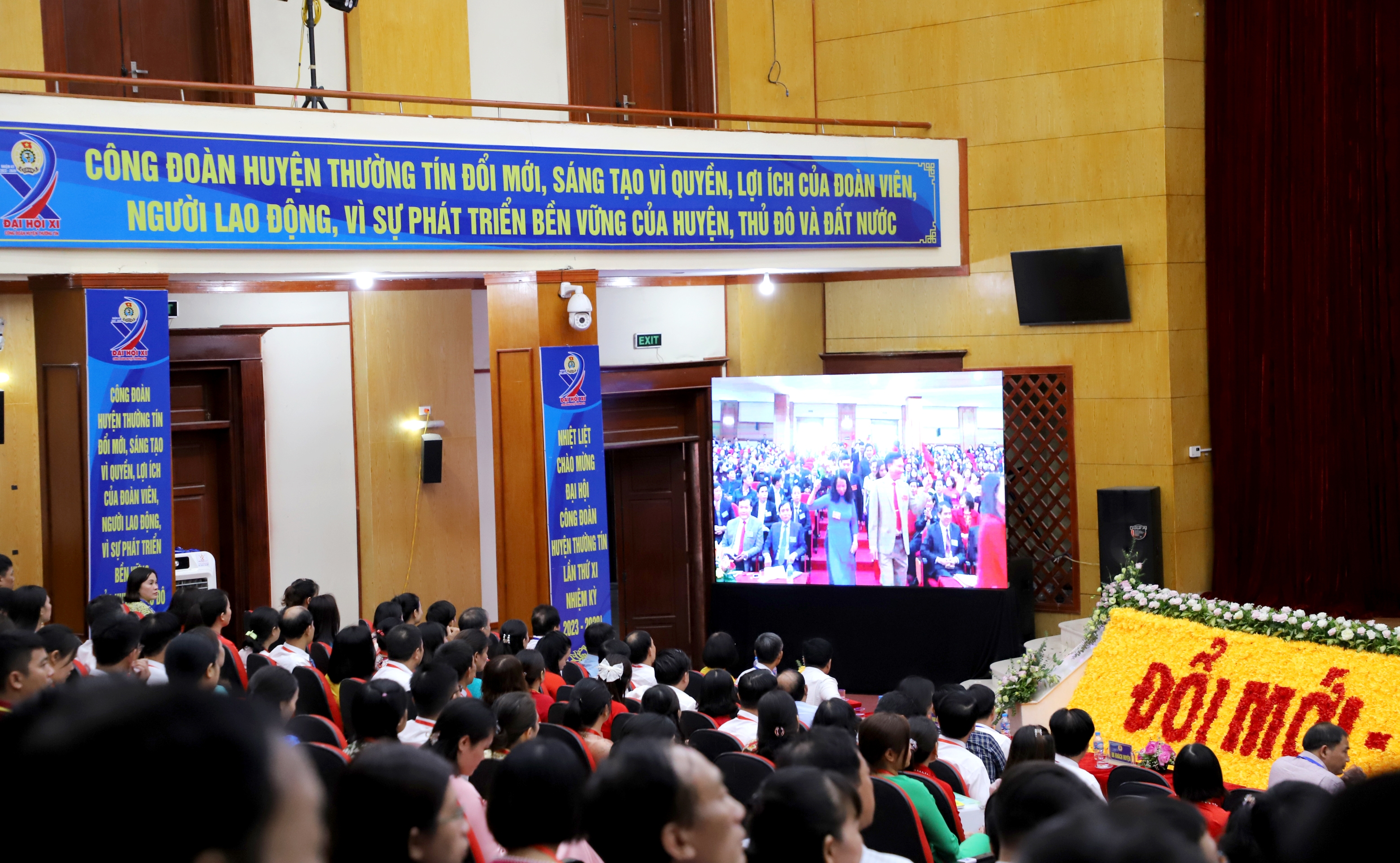 TRỰC TUYẾN HÌNH ẢNH: Đại hội Công đoàn huyện Thường Tín lần thứ XI, nhiệm kỳ 2023 - 2028