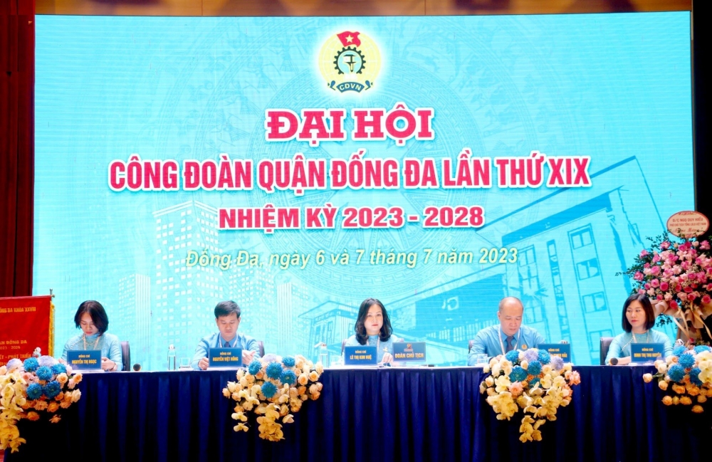 ĐANG TRỰC TUYẾN: Đại hội Công đoàn quận Đống Đa lần thứ XIX, nhiệm kỳ 2023 - 2028