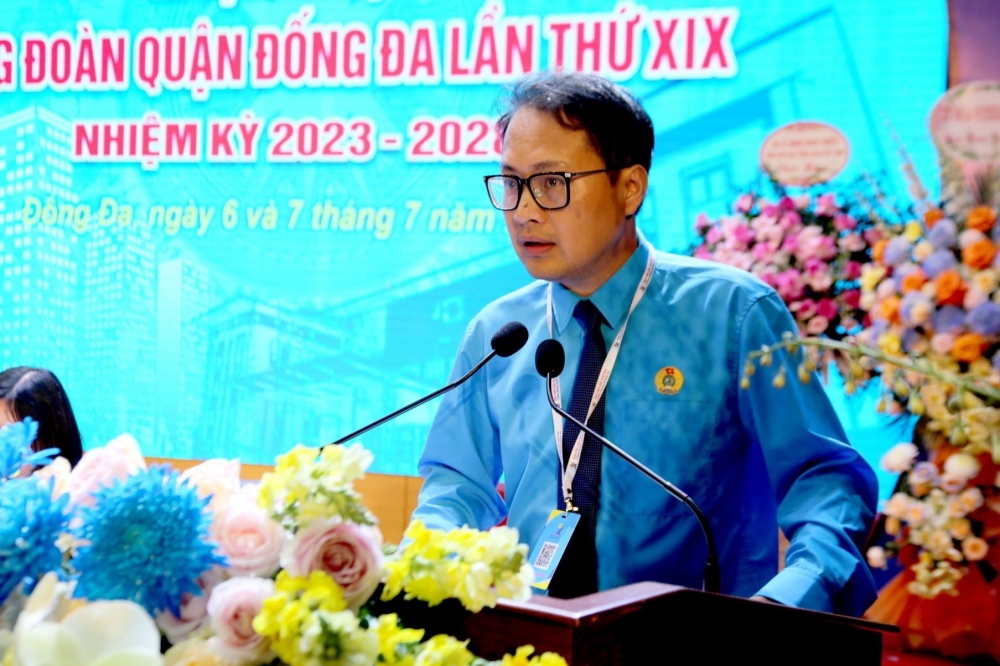 ĐANG TRỰC TUYẾN: Đại hội Công đoàn quận Đống Đa lần thứ XIX, nhiệm kỳ 2023 - 2028