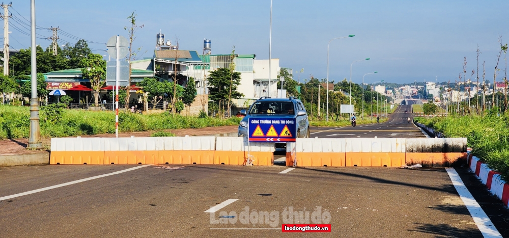 undefined Cấm phương tiện đi vào đại lộ Đông Tây thành phố Buôn Ma Thuột trước khi thông tuyến
