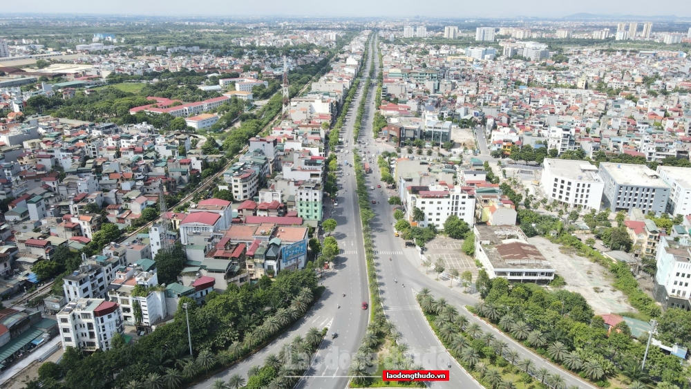 Nhìn từ flycam diện mạo đô thị hiện đại phía Đông Bắc Thủ đô