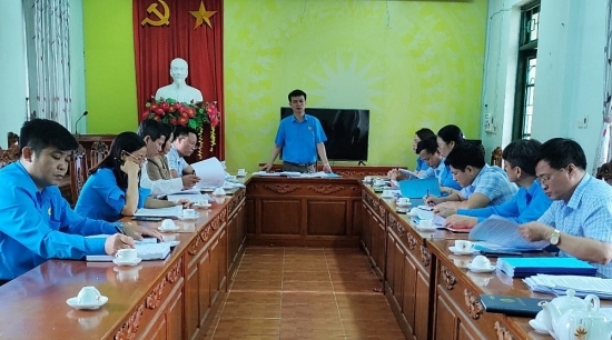 Hội nghị lần thứ hai Ban Chấp hành Liên đoàn Lao động huyện Thạch Thất khóa XI