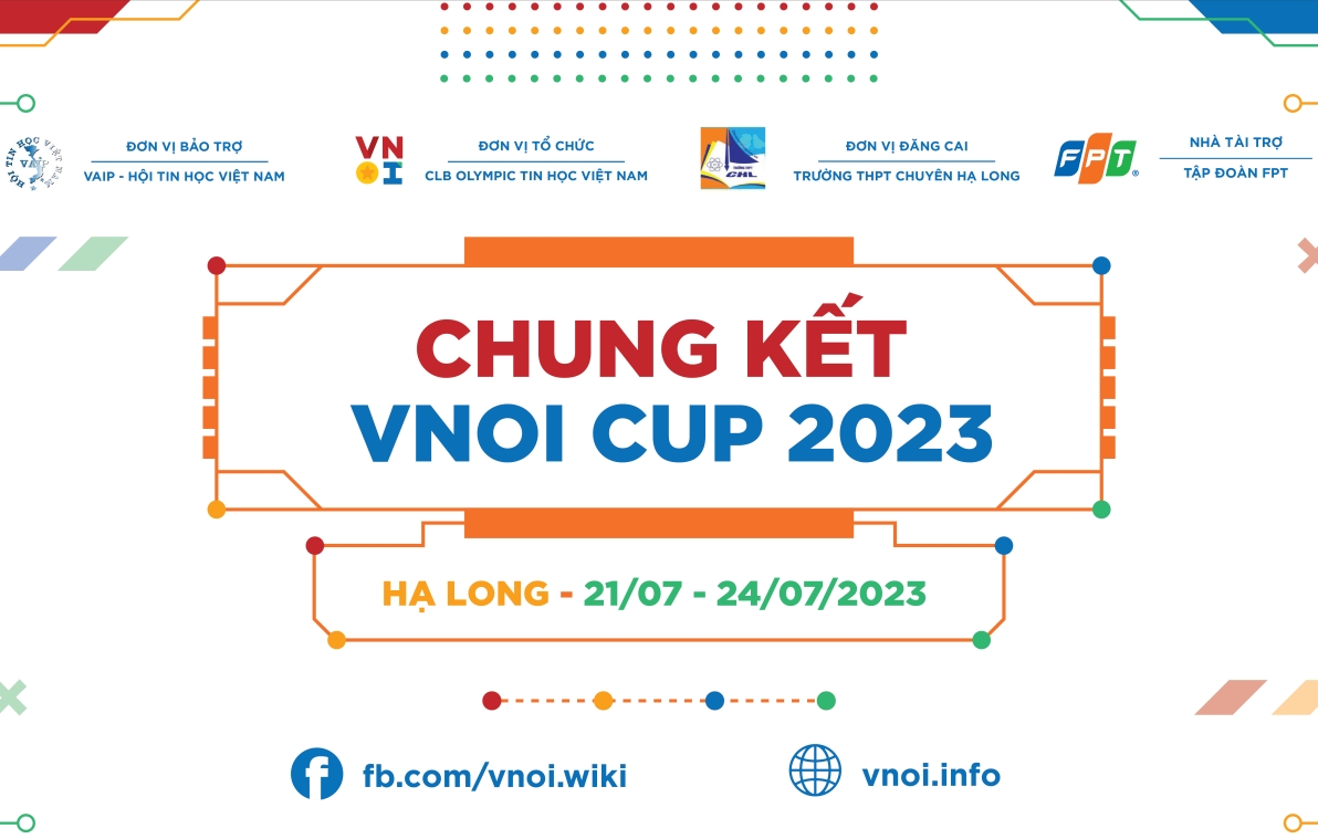 Sắp diễn ra chung kết Kỳ thi Lập trình đỉnh cao VNOI CUP 2023